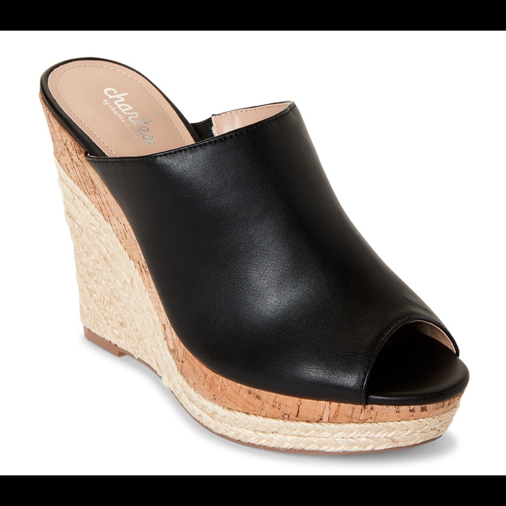 Charles by Charles David espadrille wedge mules